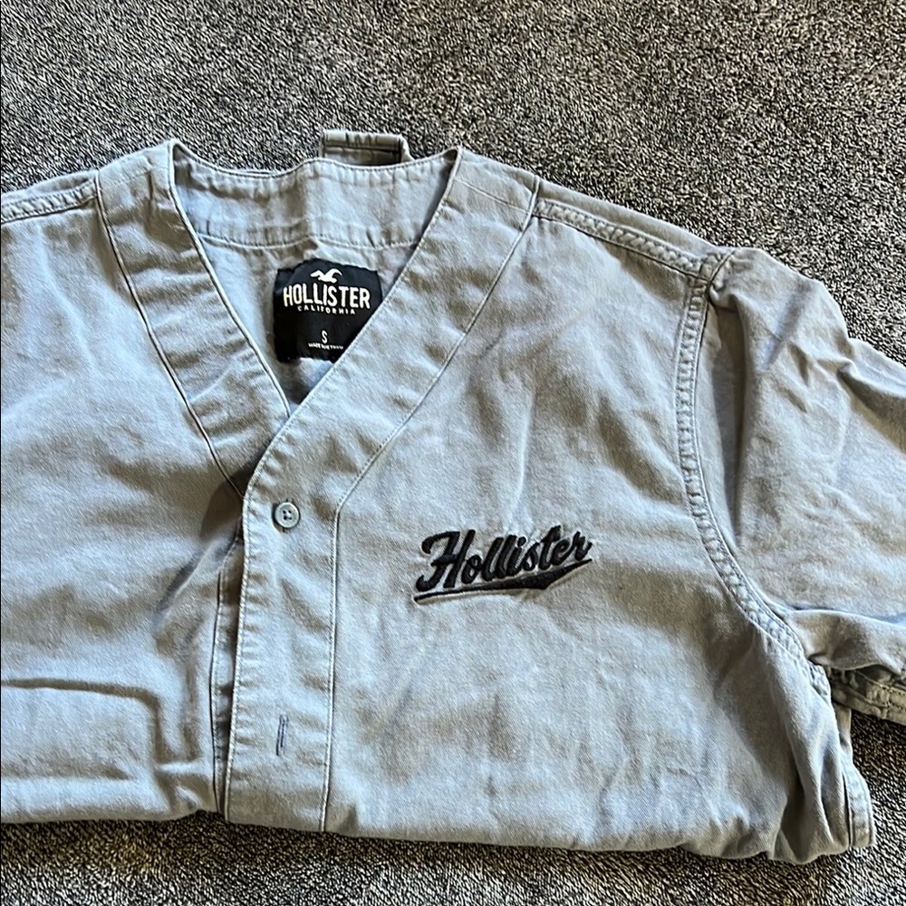 Hollister Blue Men's Shirt